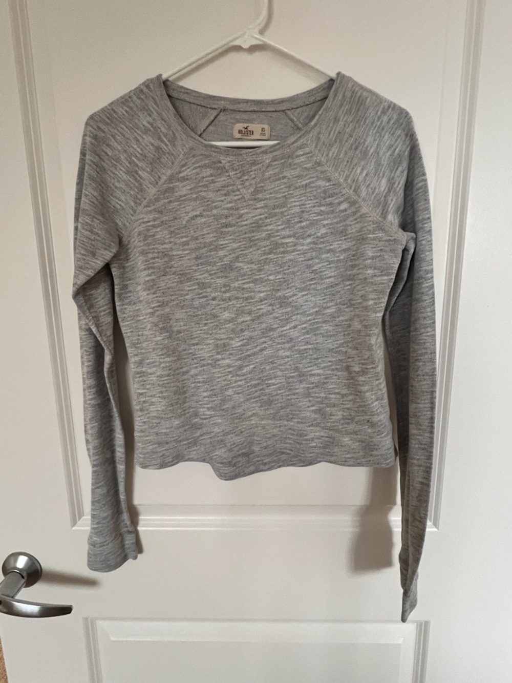 Hollister Long Sleeve Gray Top, SZ XS